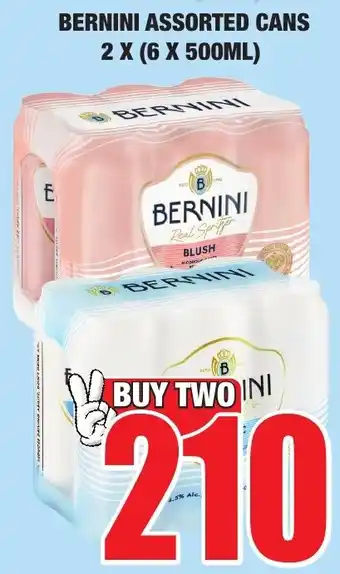 Boxer Liquors Bernini assorted cans offer