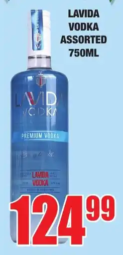 Boxer Liquors Lavida vodka assorted offer