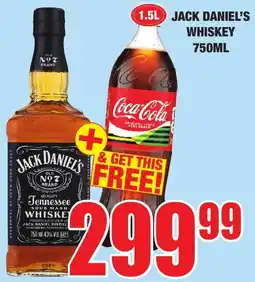 Boxer Liquors Jack daniel's whiskey offer