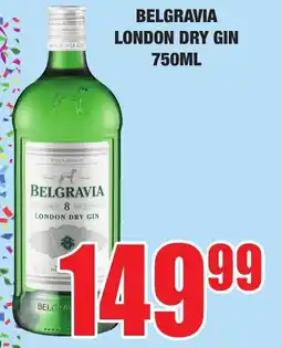 Boxer Liquors Belgravia london dry gin offer