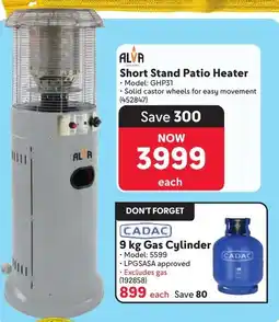Makro Alva Short Stand Patio Heater offer