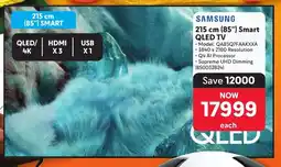 Makro Samsung 215 cm 85" Smart QLED TV offer