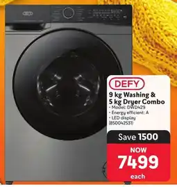 Makro Defy Washing & Dryer Combo offer