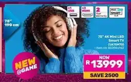 Game 75 4K Mini LED Smart TV offer