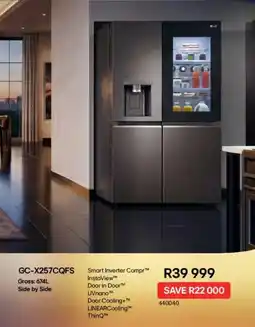 Makro LG Side by Side Fridge Freezer offer