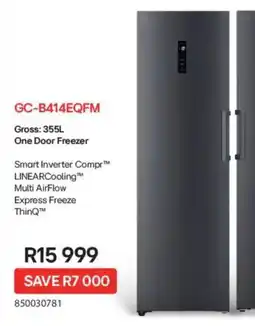 Makro LG One Door Freezer offer