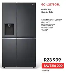 Makro LG Side by Side Fridge Freezer offer