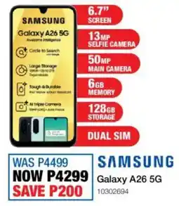 OK Furniture Samsung Galaxy A26 5G offer