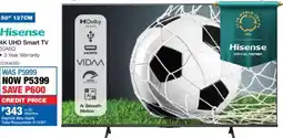OK Furniture Hisense 50" 4K UHD Smart TV offer