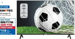 OK Furniture Sinotec 32" HD Google TV offer