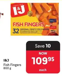 Makro I&J Fish Fingers offer