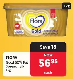 Makro Flora Gold 50% Fat Spread Tub offer