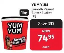 Makro Yum Yum Smooth Peanut Butter Bucket offer