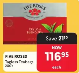 Makro Five Roses Tagless Teabags offer