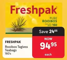 Makro Freshpak Rooibos Tagless Teabags offer