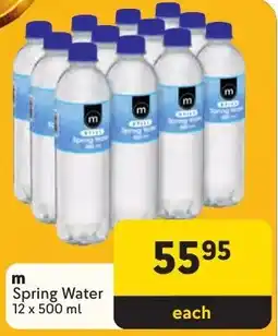 Makro m Spring Water offer