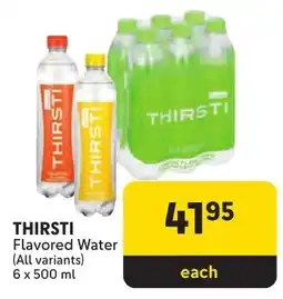 Makro Thirsti Flavored Water offer