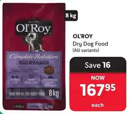 Makro Ol'roy Dry Dog Food offer