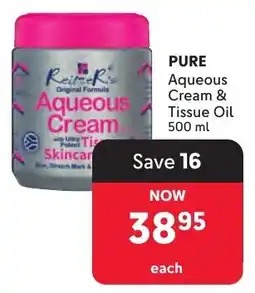 Makro Pure Aqueous Cream & Tissue Oil offer