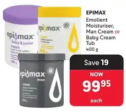 Makro Epimax Emolient Moisturiser, Man Cream or Baby Cream Tub offer