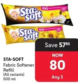 Makro Sta-Soft Fabric Softener Refill offer