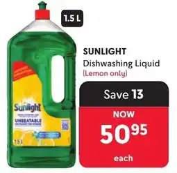 Makro Sunlight Dishwashing Liquid offer