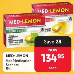Makro Med-Lemon Hot Medication Sachets offer