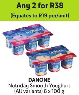 Makro Danone Nutriday Smooth Youghurt offer