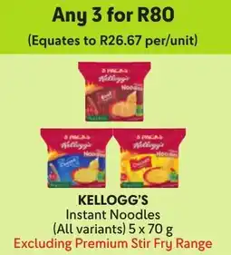 Makro Kellogg's Instant Noodles offer