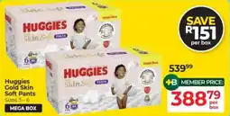 Baby City Huggies Gold Skin Soft Pants offer