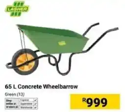 Builders Warehouse Lasher Concrete Wheelbarrow offer