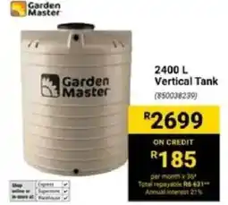 Builders Warehouse Garden Master Vertical Tank offer