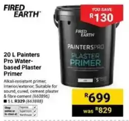 Builders Warehouse Fired Earth Painters Pro Water Based Plaster Primer offer