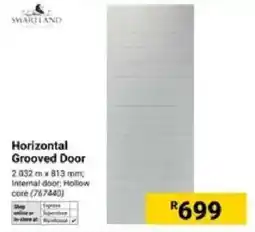 Builders Warehouse Swartland Horizontal Grooved Door offer