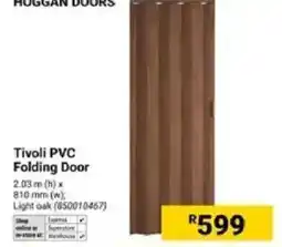 Builders Warehouse Hoggan Doors Tivoli PVC Folding Door offer