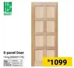 Builders Warehouse Highcroft 8-panel Door offer