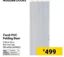 Builders Warehouse Hoggan Doors Tivoli PVC Folding Door offer