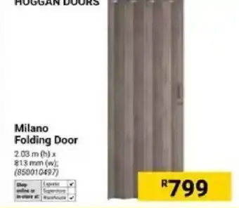 Hoggan Doors Milano Folding Door