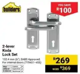Builders Warehouse Builders 2-lever Koda Lock Set offer