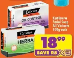Shoprite Cuticura Facial Soap All Variants offer