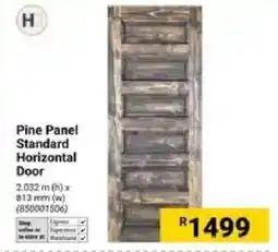 Builders Warehouse Pine Panel Standard Horizontal Door offer