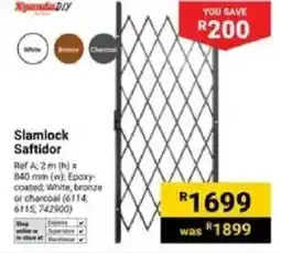 Builders Warehouse Xpanda DIY Slamlock Saftidor offer