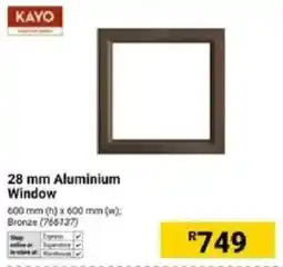 Builders Warehouse Kayo 28 mm Aluminium Window offer