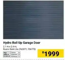 Builders Warehouse Hydro Roll Up Garage Door offer