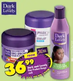 Shoprite Dark and Lovely Hair Product Range offer