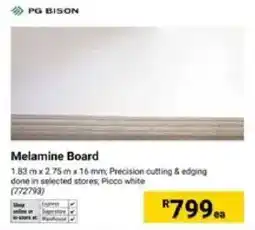 Builders Warehouse PG Bison Melamine Board offer