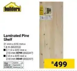 Builders Warehouse Builders Laminated Pine Shelf offer
