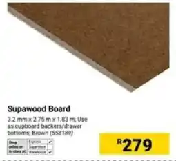 Builders Warehouse Supawood Board offer