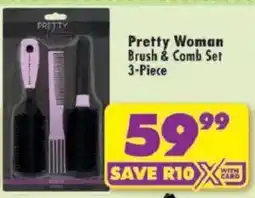 Shoprite Pretty Woman Brush & Comb Set offer
