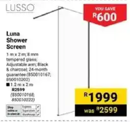 Builders Warehouse Lusso Luna Shower Screen offer